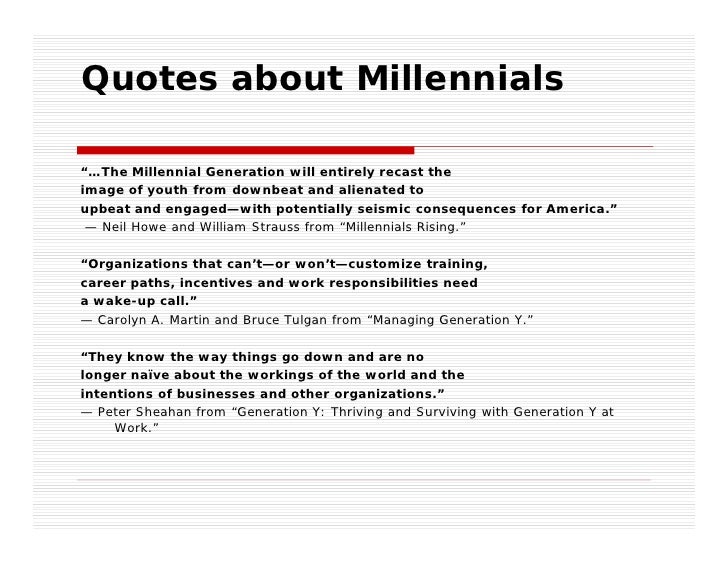 Managing Millennial Generation Future Leaders.